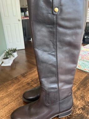 New INC International Concepts Dark Brown Riding Boots